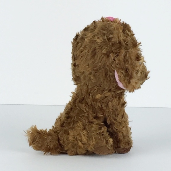 NEW Ty Beanie Boo Puppy Dog Maddie 6" Plush Brown Curly Fur March 28 2016 - Picture 5 of 8